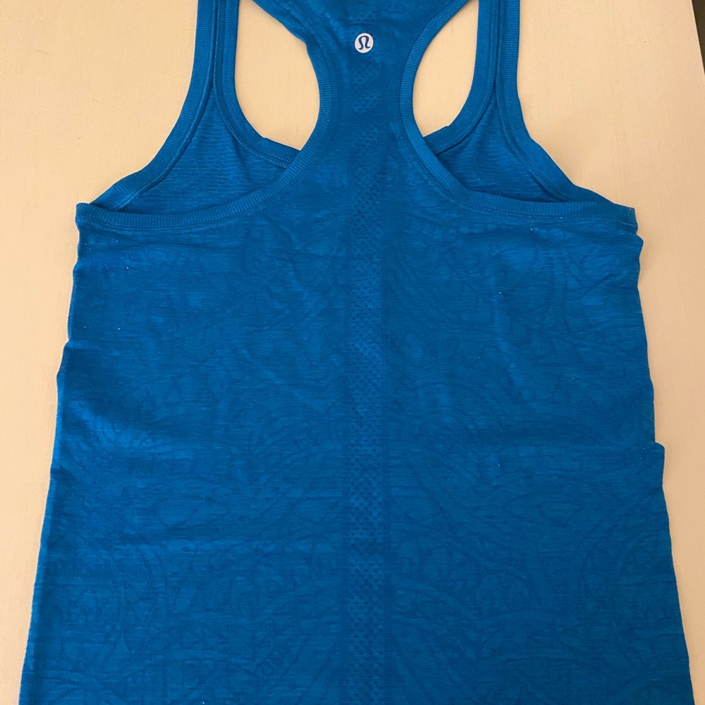 Teal Lululemon Racerback Tank - Picture 3 of 5